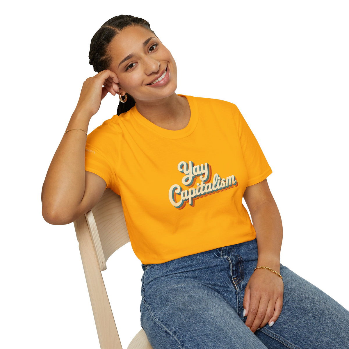 Yay Capitalism Retro - Short Sleeve T-Shirt - Unisex