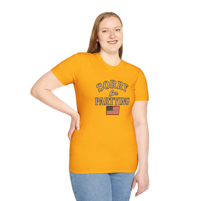 Sorry for Partying - Short Sleeve T-Shirt - Unisex