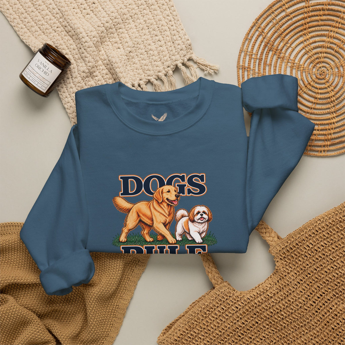 Dogs Rule - Crewneck Sweatshirt - Unisex