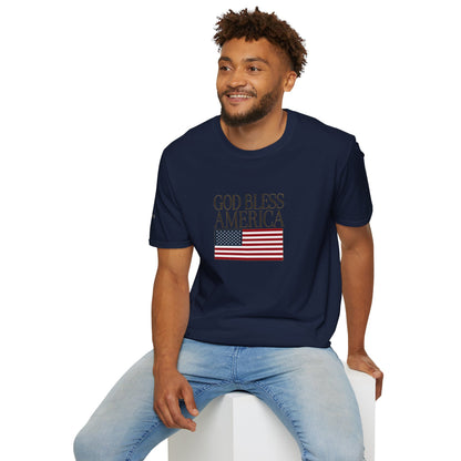 God Bless America (Lg) - Short Sleeve T-Shirt - Unisex