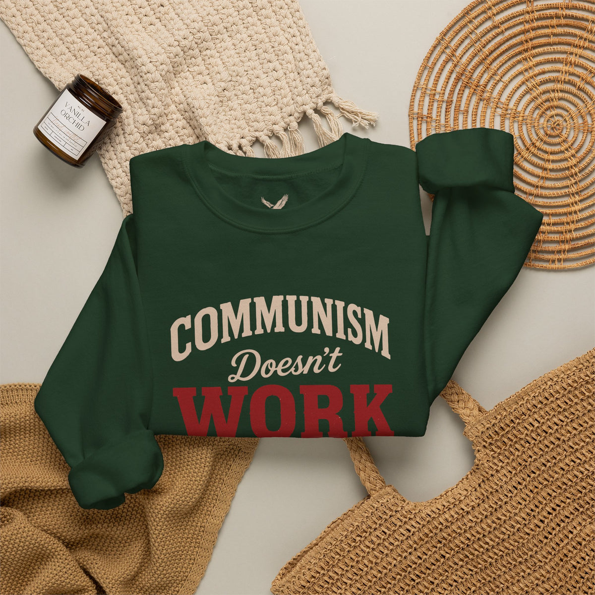 Communism Doesn't Work - Crewneck Sweatshirt - Unisex