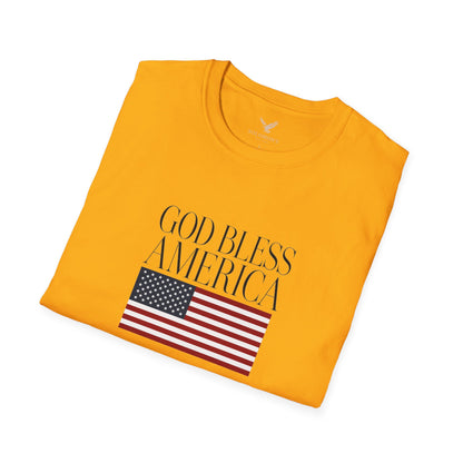 God Bless America (Lg) - Short Sleeve T-Shirt - Unisex