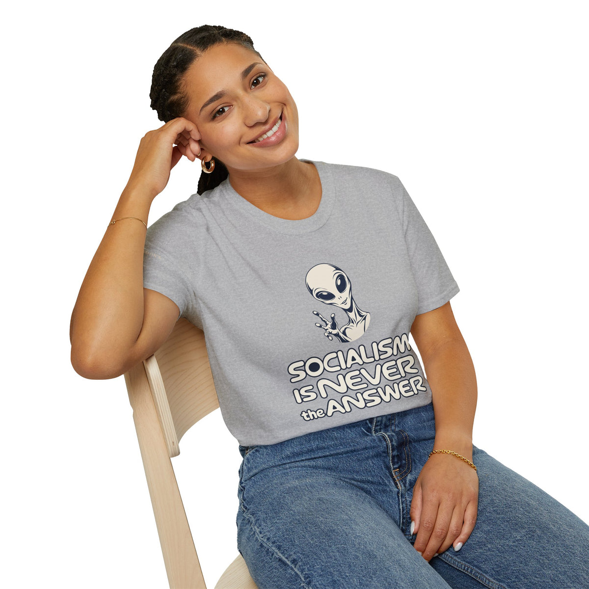 Friendly Alien - Short Sleeve T-Shirt - Unisex