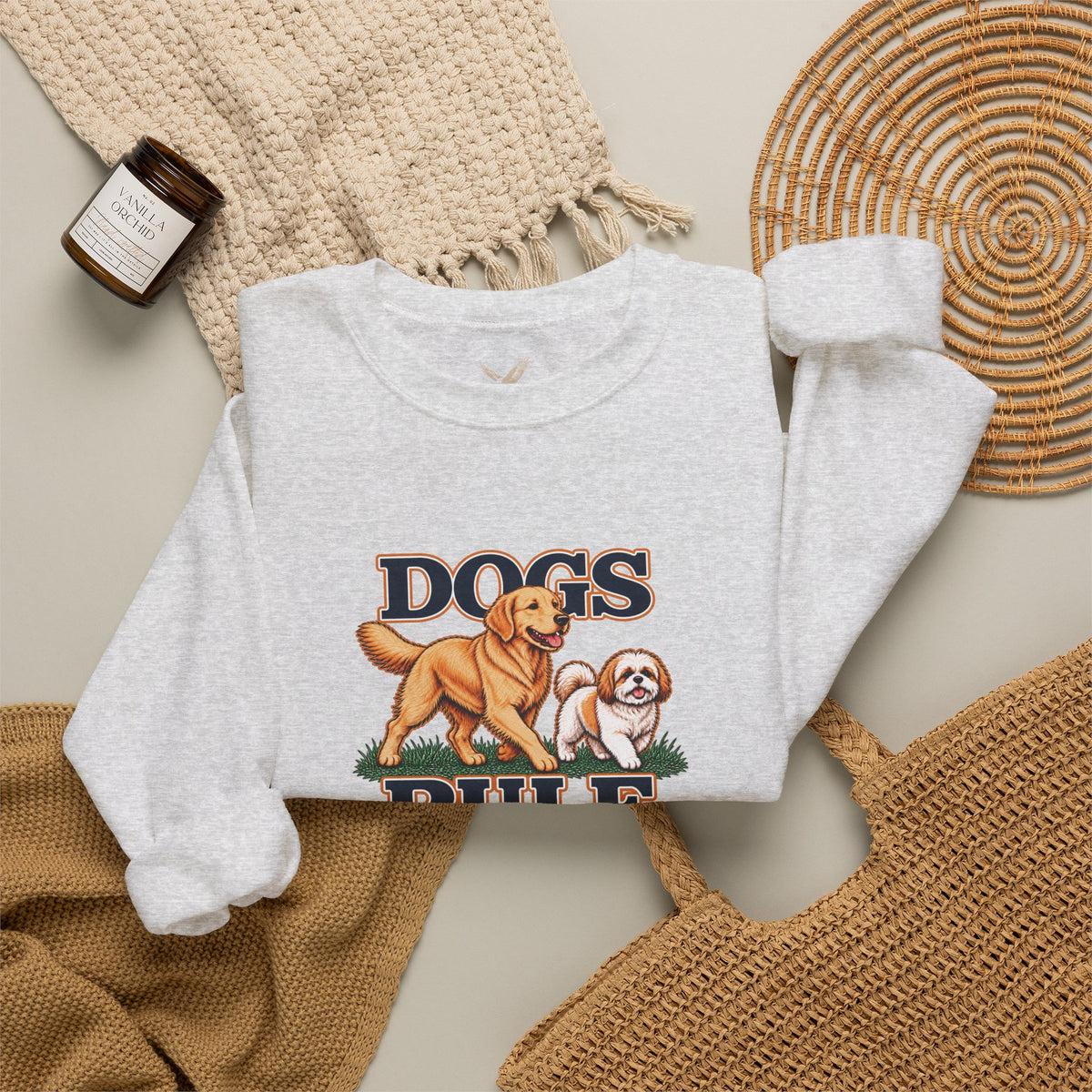 Dogs Rule - Crewneck Sweatshirt - Unisex