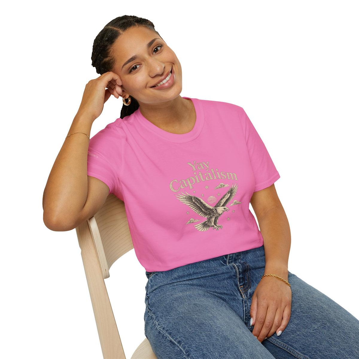 Yay Capitalism Eagle - Short Sleeve T-Shirt - Unisex
