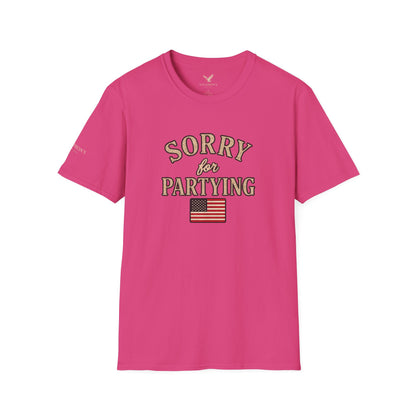 Sorry for Partying - Short Sleeve T-Shirt - Unisex