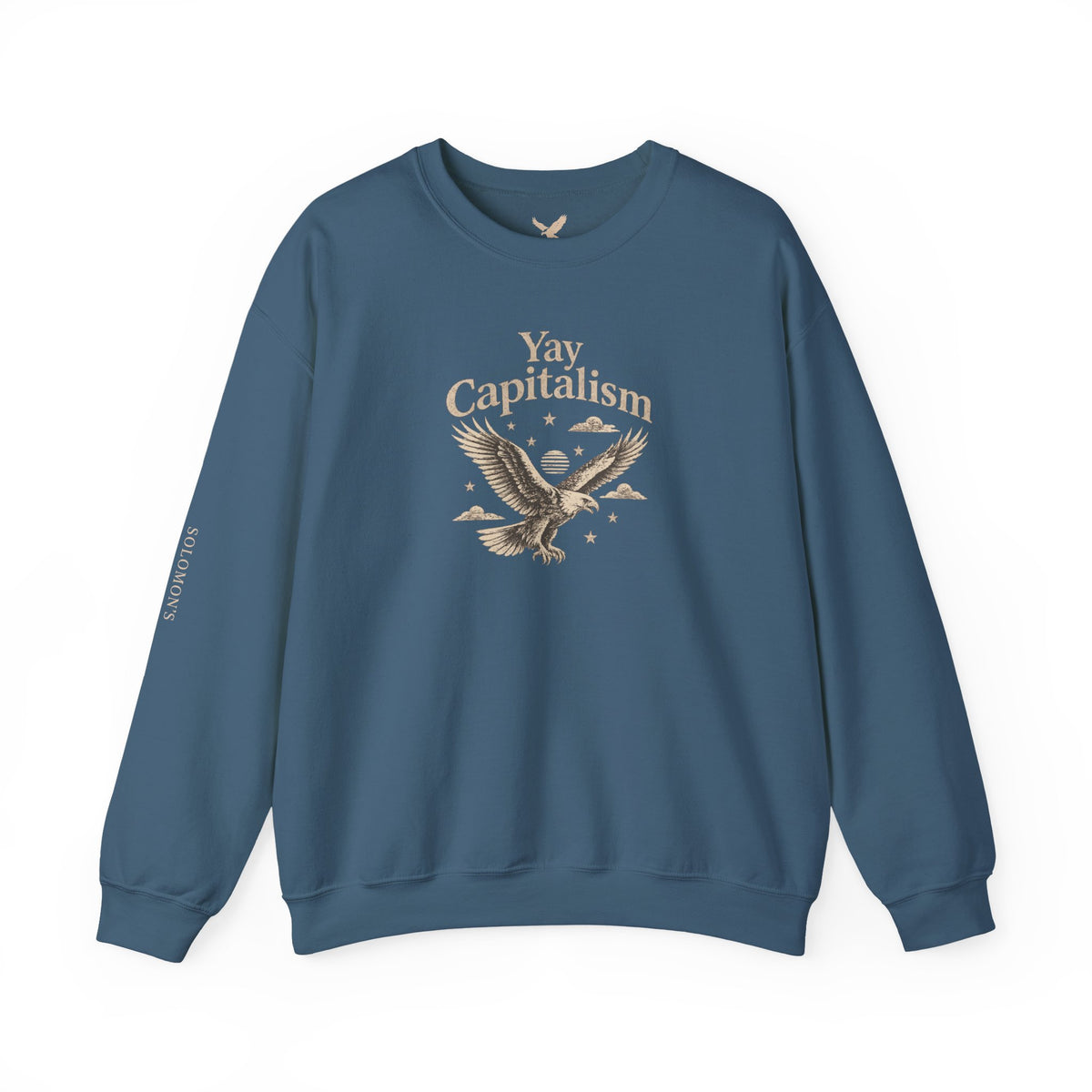 Yay Capitalism Eagle - Crewneck Sweatshirt - Unisex