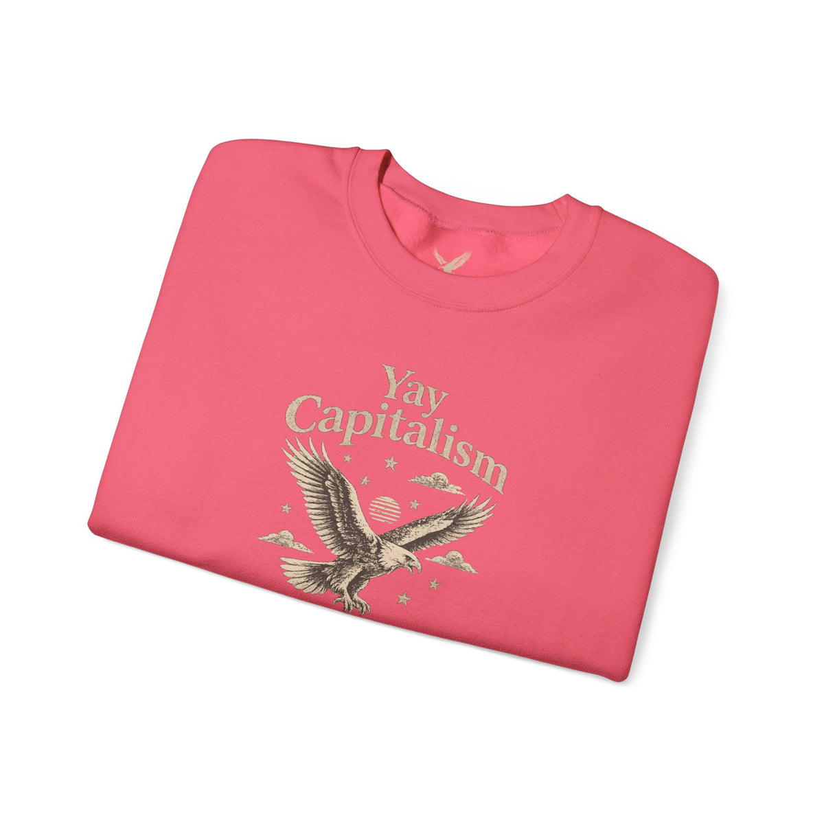 Yay Capitalism Eagle - Crewneck Sweatshirt - Unisex