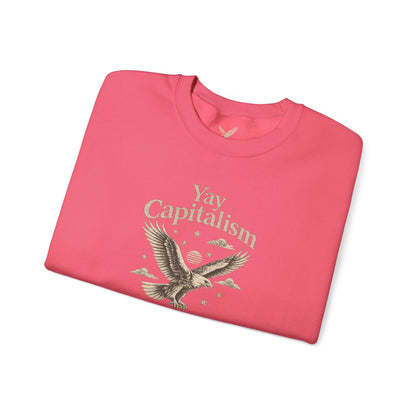 Yay Capitalism Eagle - Crewneck Sweatshirt - Unisex