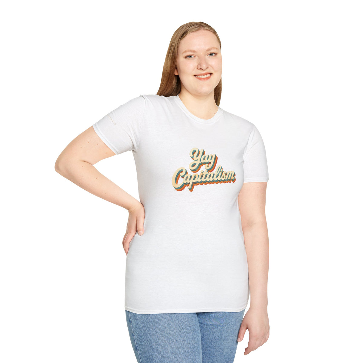 Yay Capitalism Retro - Short Sleeve T-Shirt - Unisex
