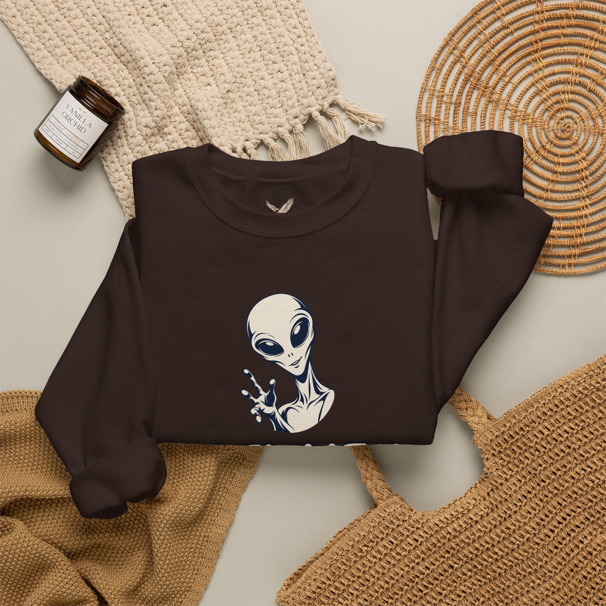 Friendly Alien - Crewneck Sweatshirt - Unisex