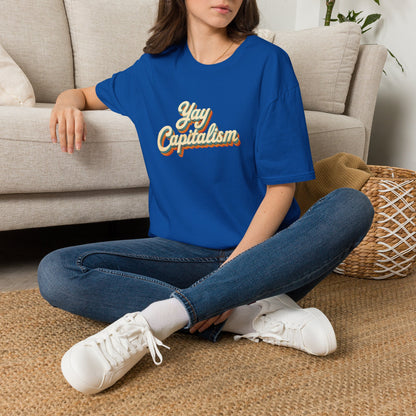Yay Capitalism Retro - Short Sleeve T-Shirt - Unisex