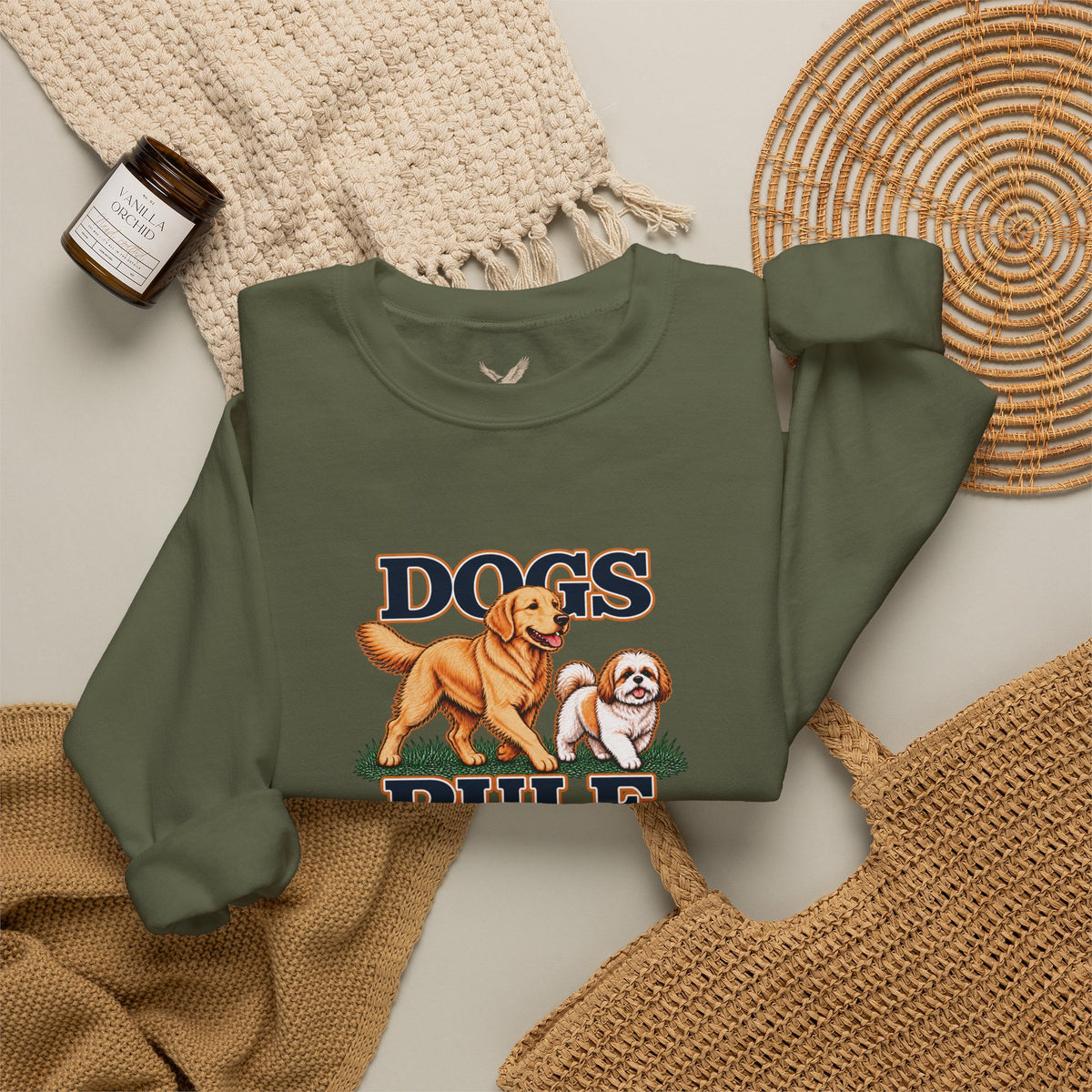 Dogs Rule - Crewneck Sweatshirt - Unisex