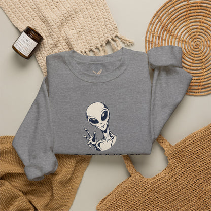 Friendly Alien - Crewneck Sweatshirt - Unisex