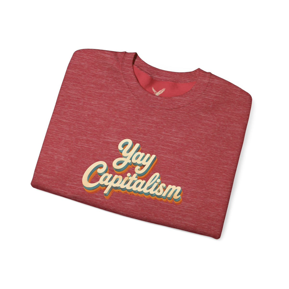 Yay Capitalism Retro - Crewneck Sweatshirt - Unisex
