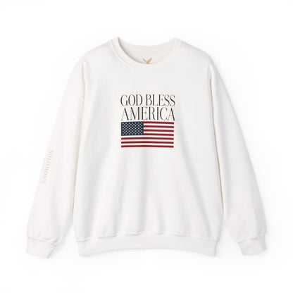 God Bless America Crewneck Sweatshirt - Unisex
