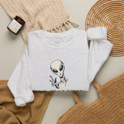 Friendly Alien - Crewneck Sweatshirt - Unisex