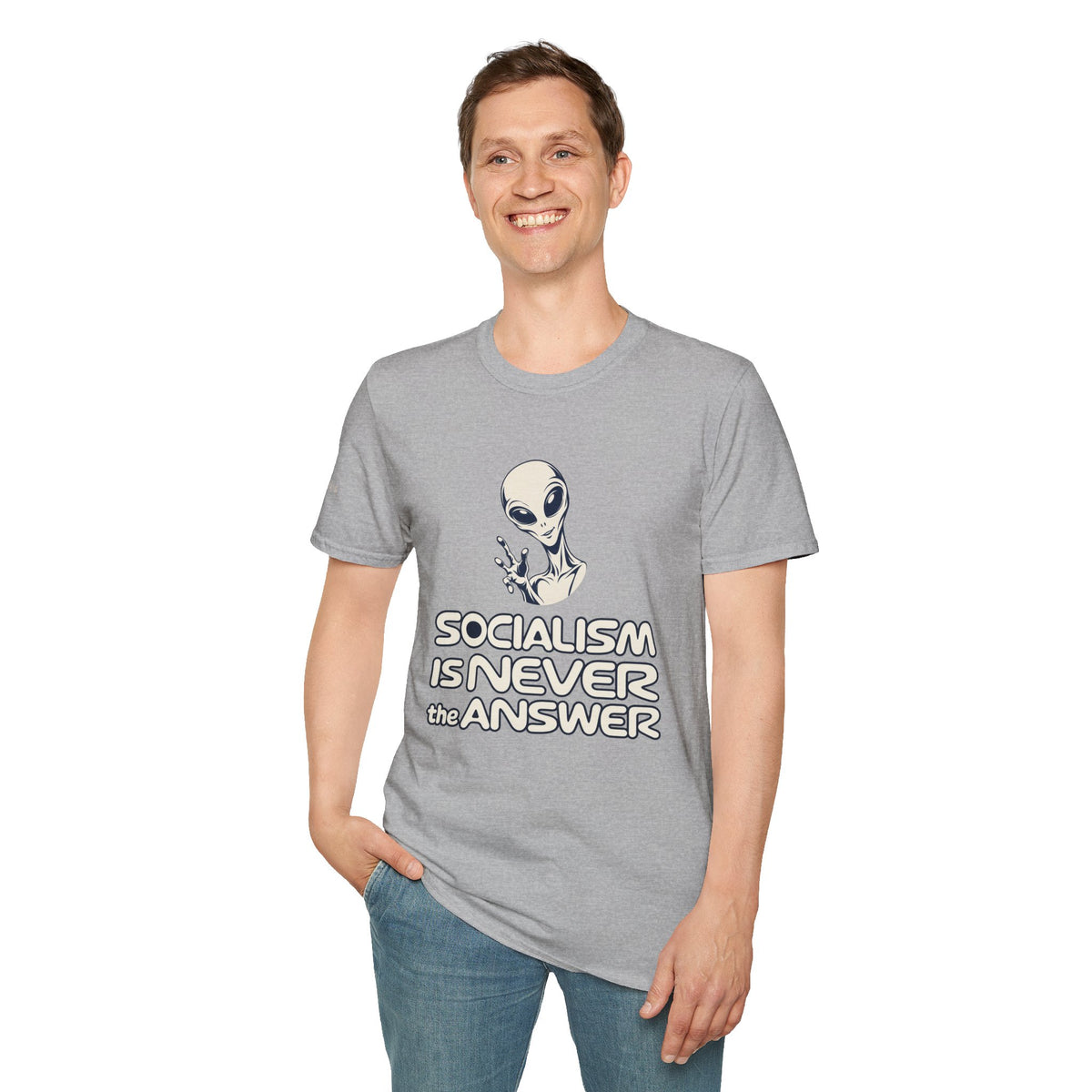 Friendly Alien - Short Sleeve T-Shirt - Unisex