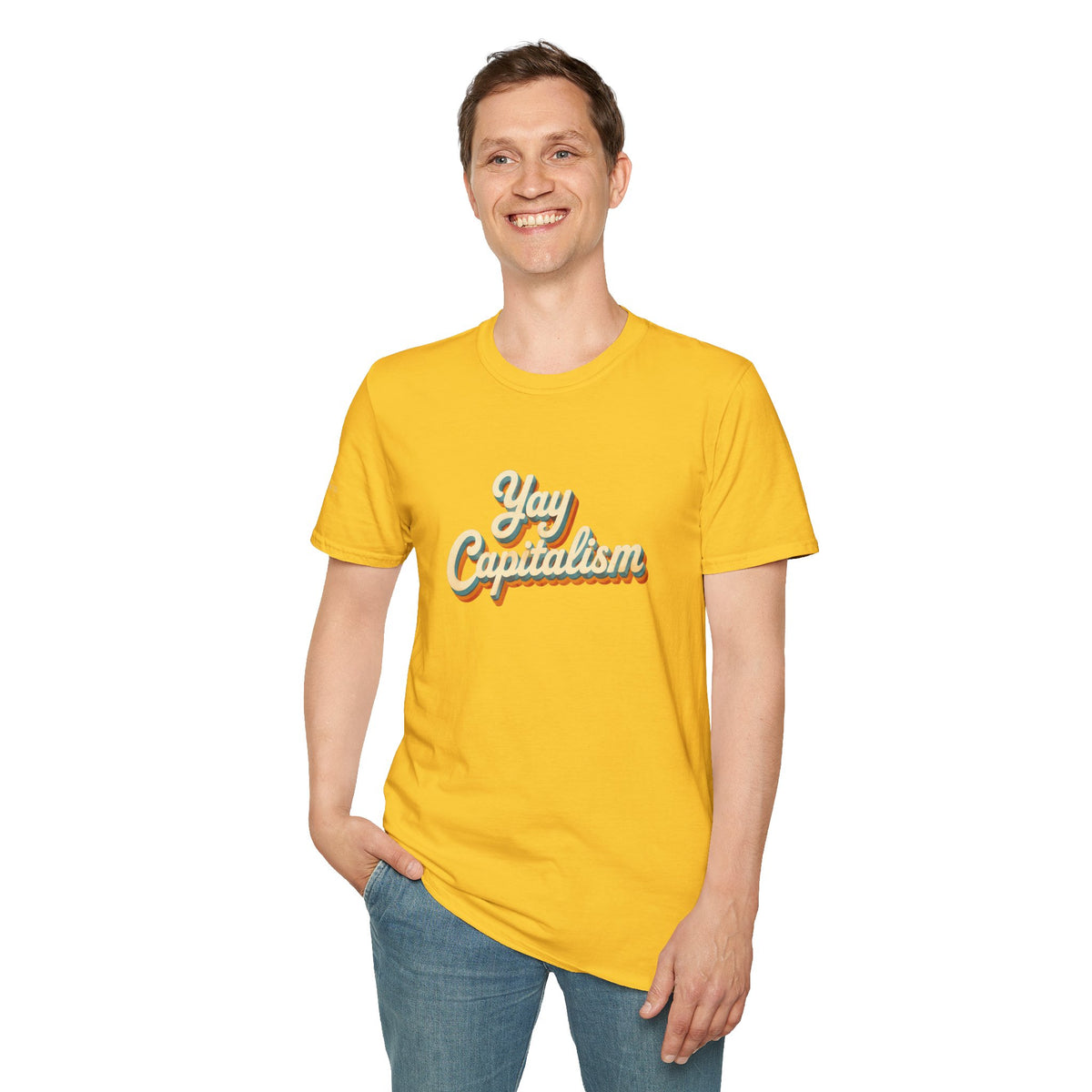 Yay Capitalism Retro - Short Sleeve T-Shirt - Unisex