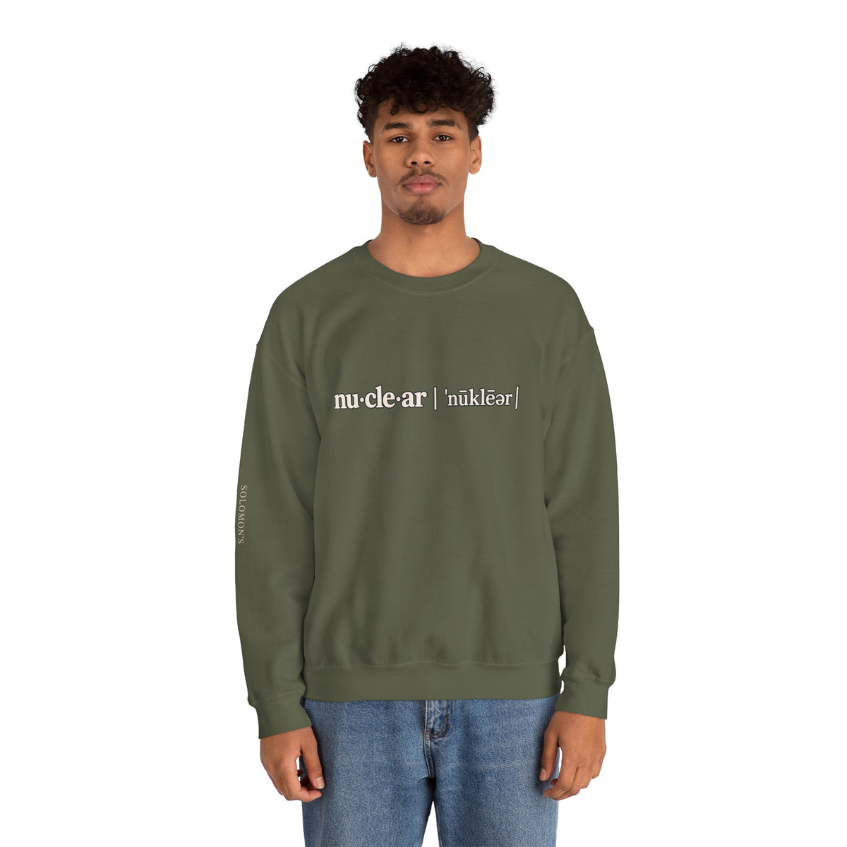 nu-cle-ar - Crewneck Sweatshirt - Unisex