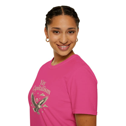 Yay Capitalism Eagle - Short Sleeve T-Shirt - Unisex