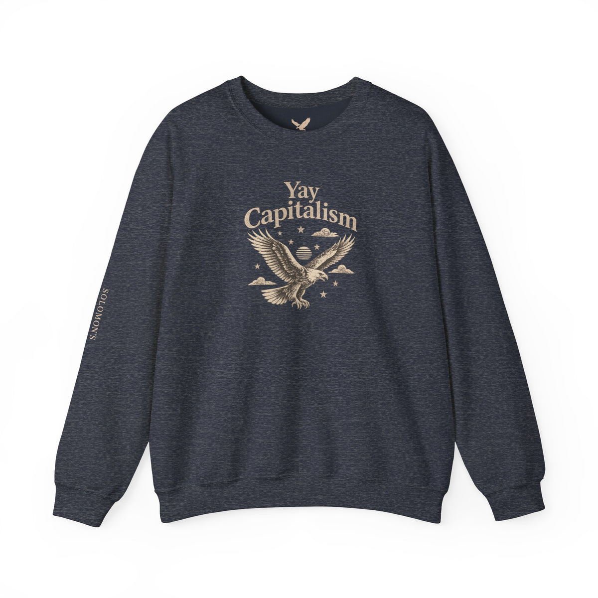 Yay Capitalism Eagle - Crewneck Sweatshirt - Unisex