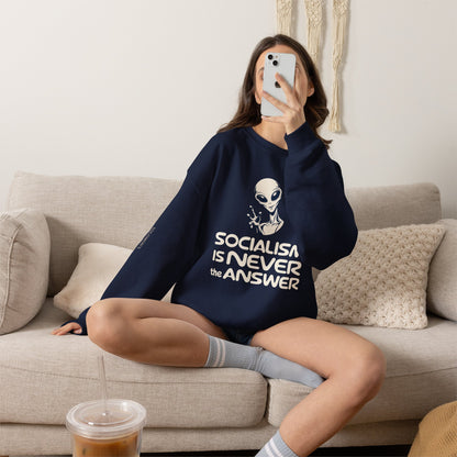 Friendly Alien - Crewneck Sweatshirt - Unisex