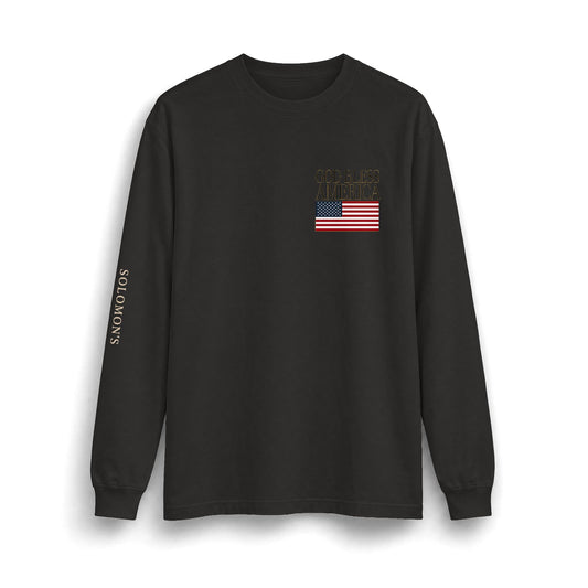 God Bless America (Sm) - Long Sleeve T-Shirt - Unisex