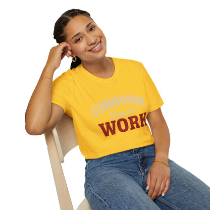 Communism Doesn't Work - Short Sleeve T-Shirt - Unisex