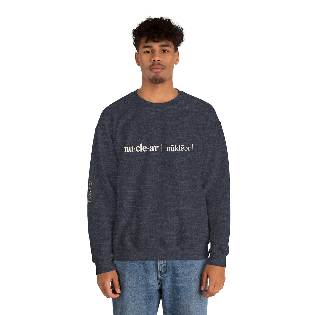 nu-cle-ar - Crewneck Sweatshirt - Unisex