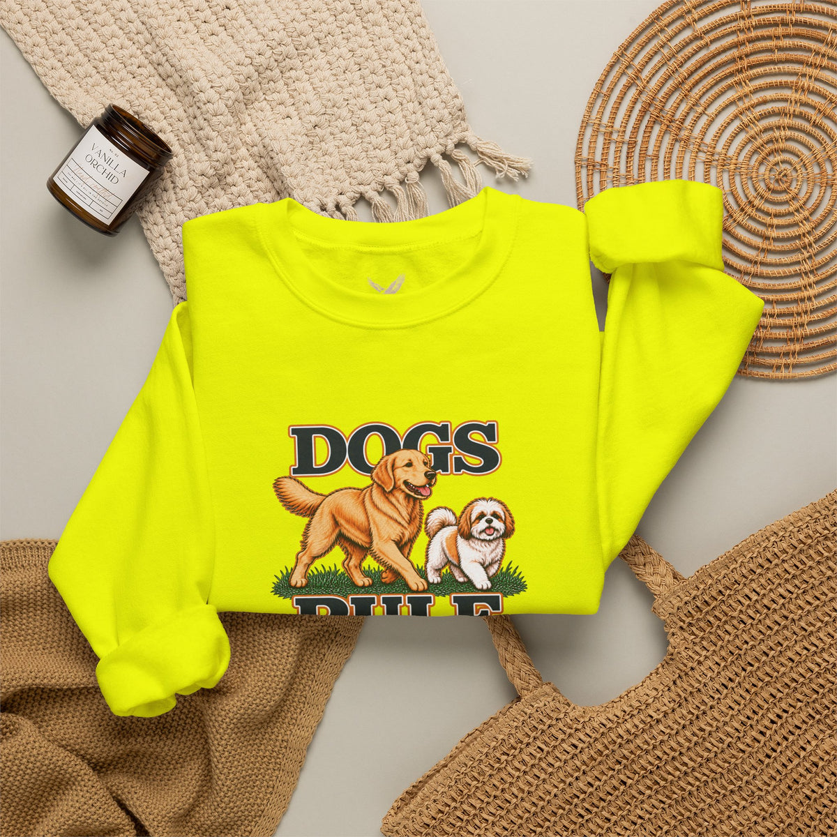 Dogs Rule - Crewneck Sweatshirt - Unisex