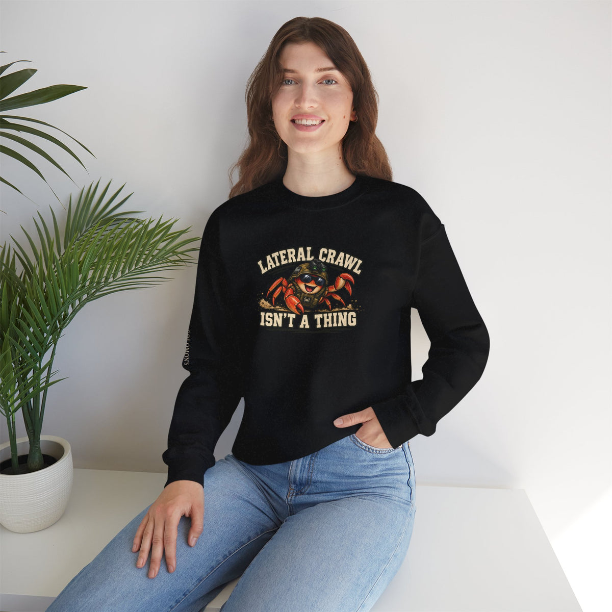 Lateral Crawl? - Crewneck Sweatshirt - Unisex