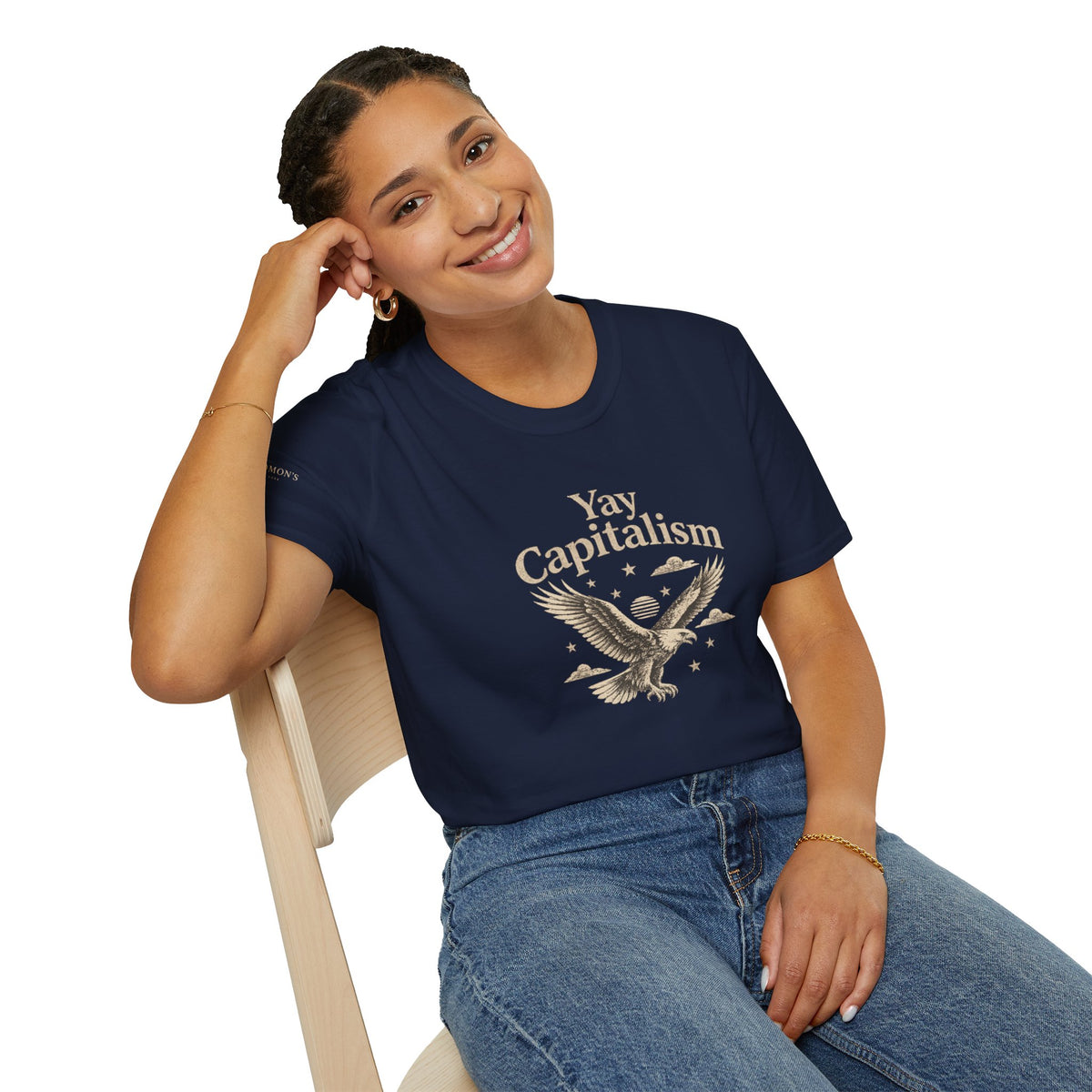 Yay Capitalism Eagle - Short Sleeve T-Shirt - Unisex