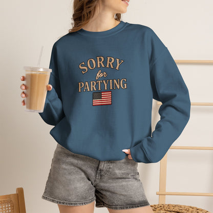 Sorry for Partying - Crewneck Sweatshirt - Unisex