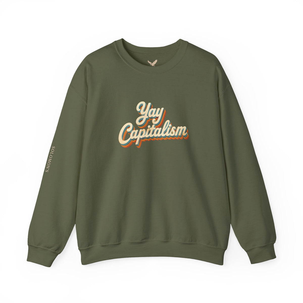 Yay Capitalism Retro - Crewneck Sweatshirt - Unisex
