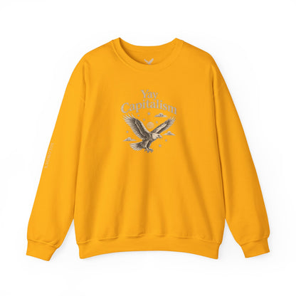 Yay Capitalism Eagle - Crewneck Sweatshirt - Unisex
