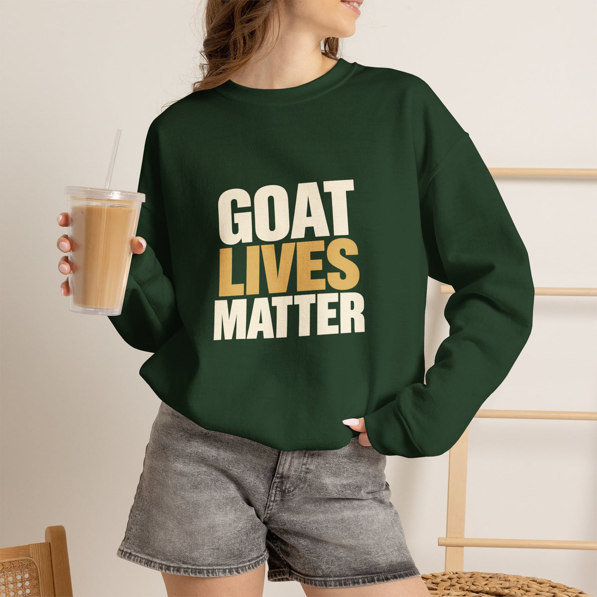 Goat Lives Matter - Crewneck Sweatshirt - Unisex