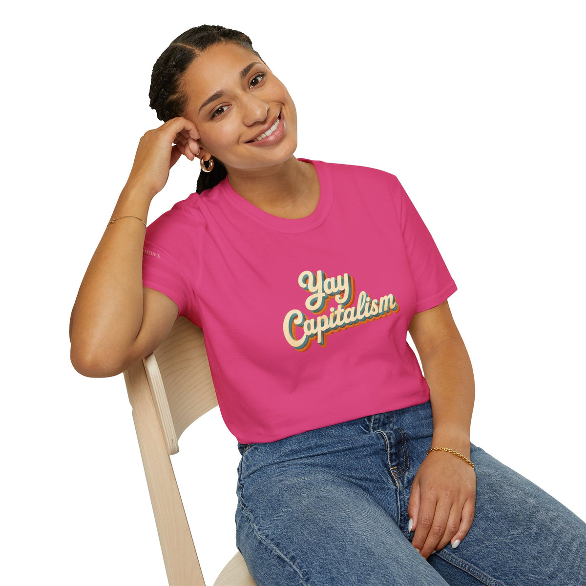 Yay Capitalism Retro - Short Sleeve T-Shirt - Unisex