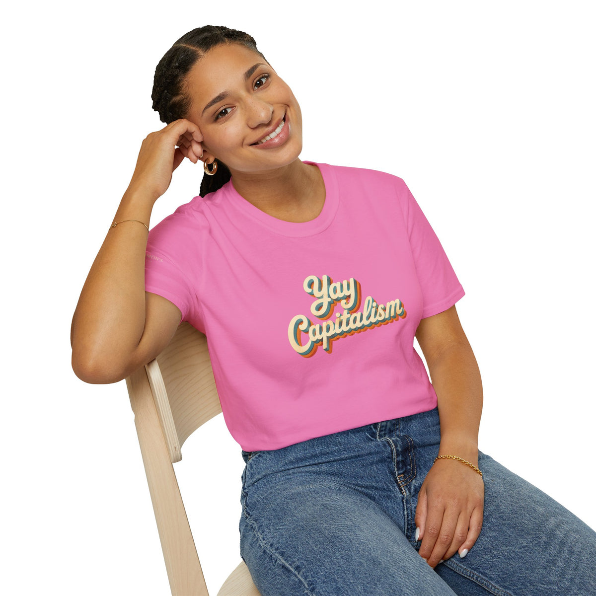 Yay Capitalism Retro - Short Sleeve T-Shirt - Unisex