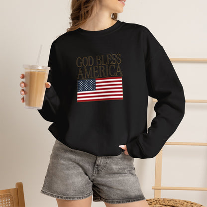 God Bless America Crewneck Sweatshirt - Unisex