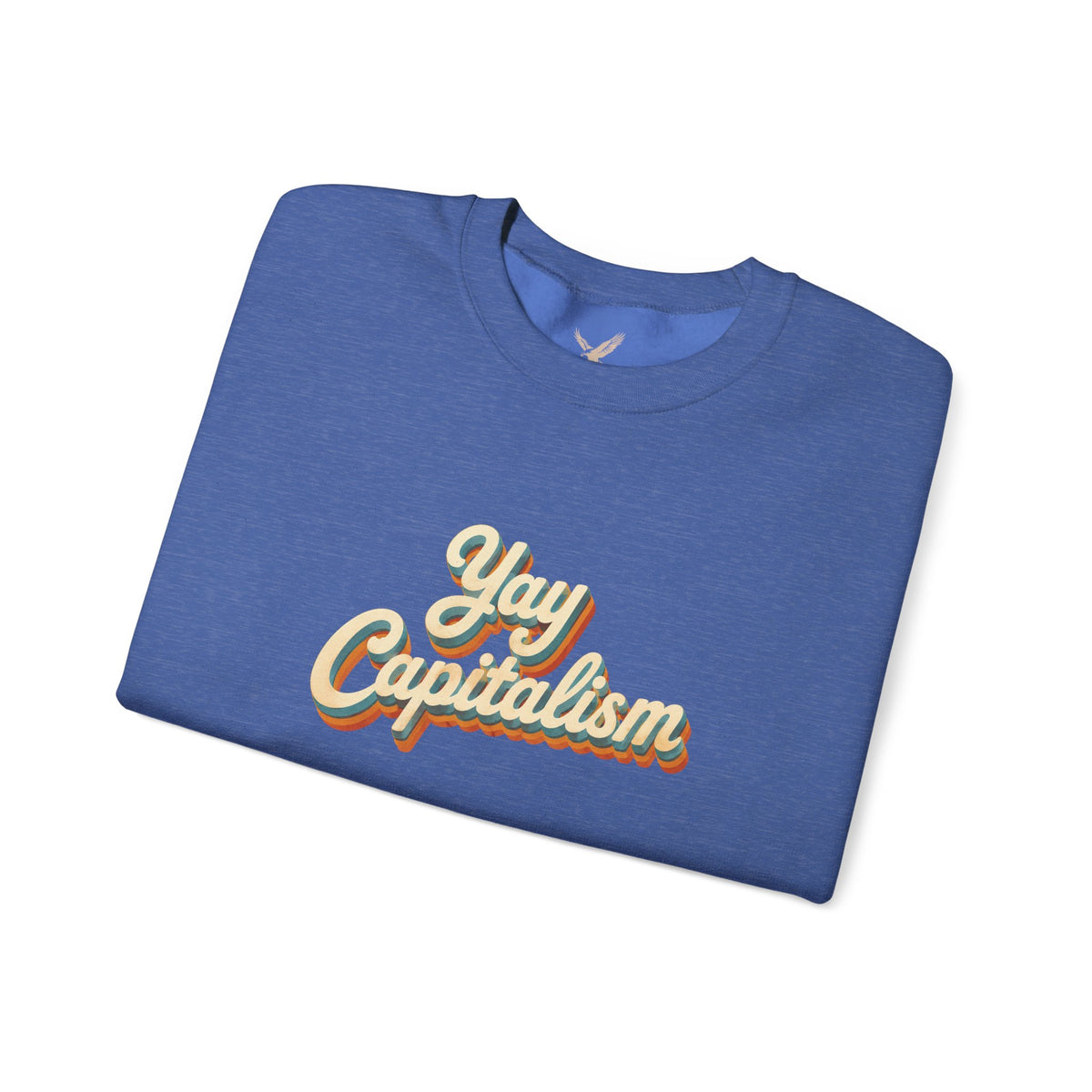 Yay Capitalism Retro - Crewneck Sweatshirt - Unisex