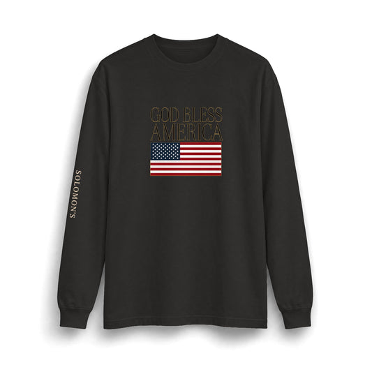 God Bless America (Lg) - Long Sleeve T-Shirt - Unisex