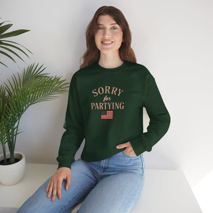 Sorry for Partying - Crewneck Sweatshirt - Unisex