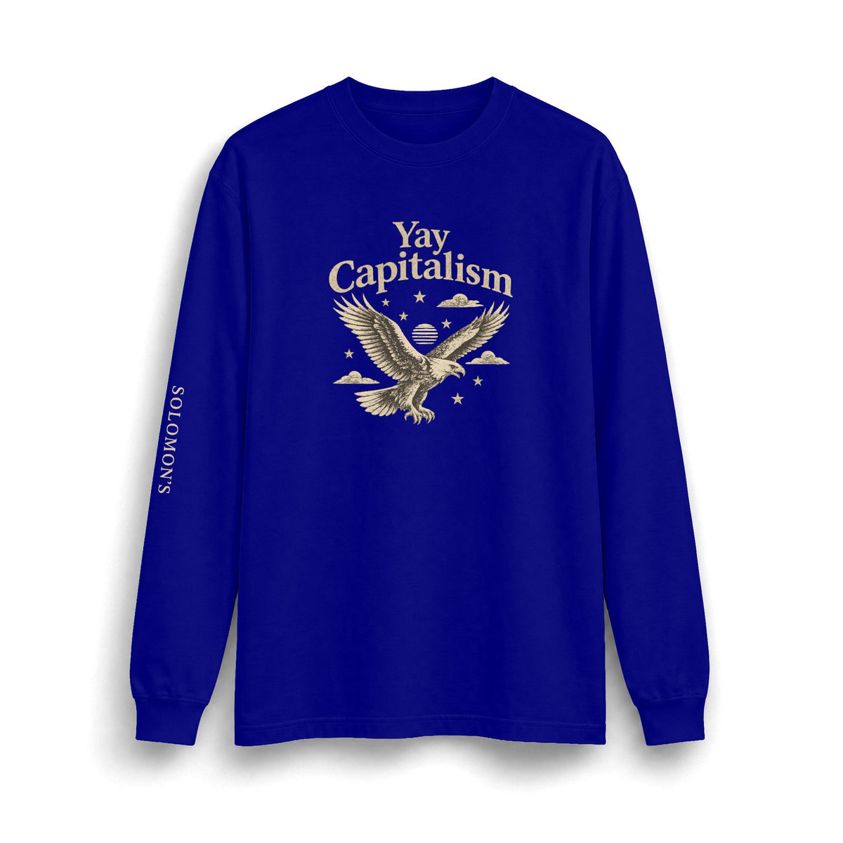 Yay Capitalism Eagle - Long Sleeve T-Shirt - Unisex