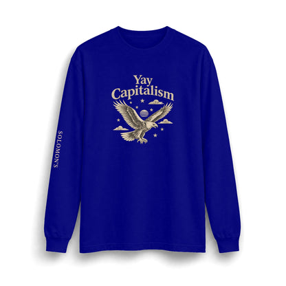 Yay Capitalism Eagle - Long Sleeve T-Shirt - Unisex