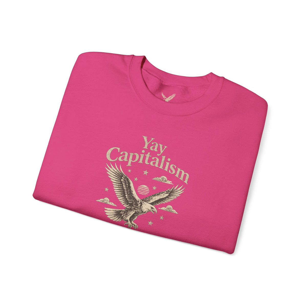 Yay Capitalism Eagle - Crewneck Sweatshirt - Unisex