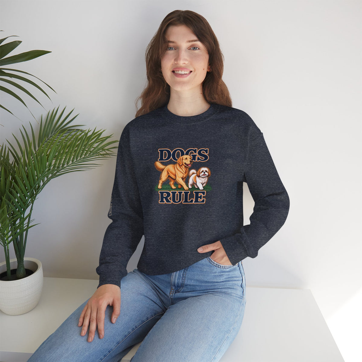 Dogs Rule - Crewneck Sweatshirt - Unisex