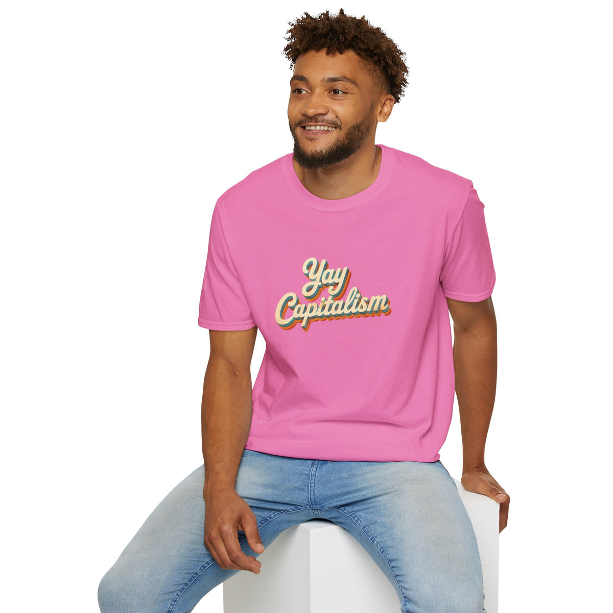 Yay Capitalism Retro - Short Sleeve T-Shirt - Unisex