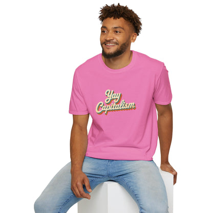 Yay Capitalism Retro - Short Sleeve T-Shirt - Unisex