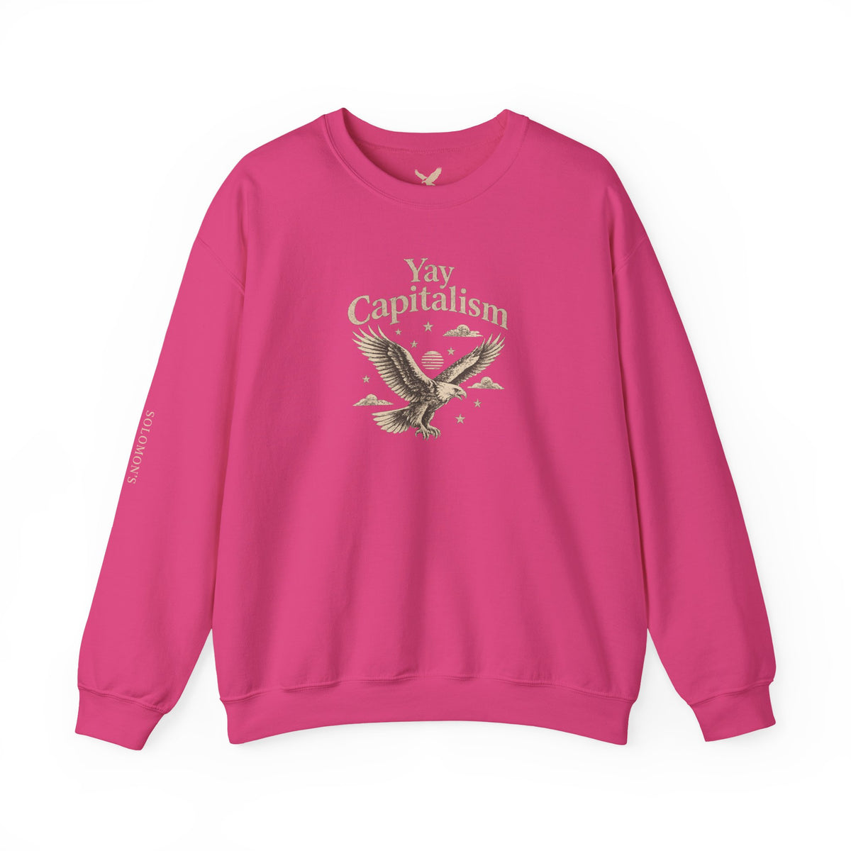 Yay Capitalism Eagle - Crewneck Sweatshirt - Unisex